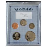 1987-S Proof Set AACGS PR67
