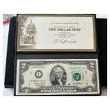 2003 Green Seal $2 Dollar Note Uncirculated