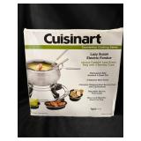 Cuisinart CFO-100 Lazy Susan Electric Fondue Set with 8 Forks & 4 Cups