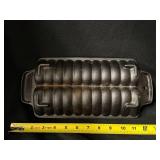 Cast Iron Ridged Grill Pan with Handles - 11-Inch Long