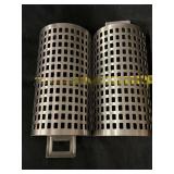 BBQ Dragon Charcoal Basket Set - Stainless Steel Perforated Cylinders (2-Pack)