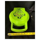 Salton Waffle Maker Grinch Stole Christmas Green Dr. Seuss Theme