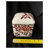 Ohio Pottery Teapot & Casserole - Brown Glaze, 337 Mark, Antique Cheese Dish and Asian Ceramic Box