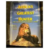 Hunting & Wildlife Books (Lot of 3) The Great American Shooting Prints, Africa’s Greatest Hunter & The End of the Game
