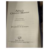 Hunting & Wildlife Books (Lot of 3) The Great American Shooting Prints, Africa’s Greatest Hunter & The End of the Game