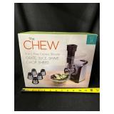 The CHEW 5-in-1 Prep Express Shooter Vegetable Shredder