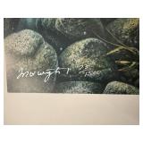 Harvest Moon Walleye 2 by Jon Q Wright Underwater Fish Scene - Limited Edition Print 73/1500