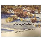 Gary Carter C.A.A. - Shaw & Powell Yellowstone Tours (Limited Edition Print 420/850)