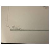 Walleye Pencil Study by Jon Q Wright Limited Edition Fish Print 23/200