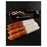 KÜCHENSTOLZ 7-Piece Knife Set - Wood Handles, Stainless Blades