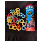 Finger-Mag - Happy Toys Hex Ring Construction Toy (Two Toys in One)