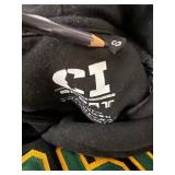 NDSU Black Hoodie - Size S & Framed Buffalo Print