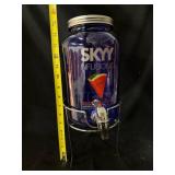 Skyy Infusions Watermelon Glass Dispenser with Spigot & Stand
