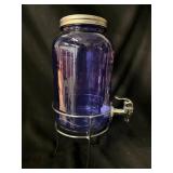 Skyy Infusions Watermelon Glass Dispenser with Spigot & Stand