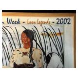 The Heart of the Red-Throated Loon Woman by Lisa Fifield - Framed Print, 2002