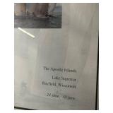 SAILFEST Race Week 95 Framed Print - Apostle Islands, Lake Superior, Bayfield WI 24-30 June 1995