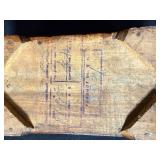 Carved Wood Jewelry Box Set, 3-Piece Nested Boxes with Brass Hardware