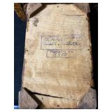 Carved Wood Jewelry Box Set, 3-Piece Nested Boxes with Brass Hardware