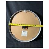 Winchester Dog Clock - Round Rustic Wall Clock with Bird Motif