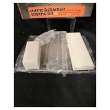 Housewares Acrylics Cheese & Cracker Serving Set with Tray, Cracker Bin, Slicer & 12 Picks