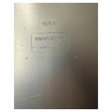 Wear-Ever No 918 Roaster with Trivet &  Lid - Aluminum, Made in USA - 7 1/4 x 12 1/2 x 7 3/8 in