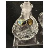 Bohemia Lead Crystal Perfume Bottles - Rose & Heart Stoppers
