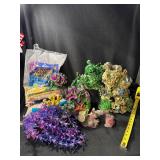 Aquarium Coral Decor Set - Multicolor Reef Rock Pieces for Tank Display