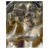 Arda Glassware Geode Glass Sculpture - Hand Made in Turkey - 12 in Long