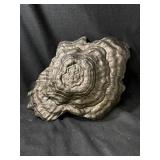 Arda Glassware Geode Glass Sculpture - Hand Made in Turkey - 12 in Long