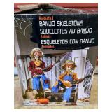 Animated Banjo Skeletons - 2-Pack Halloween Decor