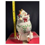 Lenox Holiday Santa Collection Porcelain Santa Cookie Jar