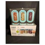 Joseph Joseph CupboardStore 3-Piece Under-Shelf Storage Container Set