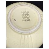 Hall Superior 3-Piece Nesting Bowls - Autumn Leaves Floral Pattern Ceramic Kitchenware