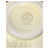 Hall Superior 3-Piece Nesting Bowls - Autumn Leaves Floral Pattern Ceramic Kitchenware