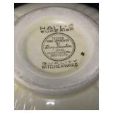 Hall Superior 3-Piece Nesting Bowls - Autumn Leaves Floral Pattern Ceramic Kitchenware