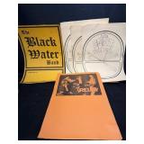 The Black Water Band, Relay and  The 5th Street Rocker Posters - Vintage Rock Memorabilia