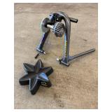 CycleOps Fluid Indoor Bike Trainer with Wheel Riser Block