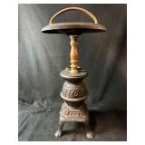 Pot Belly Stove  Pedestal Ashtray Stand