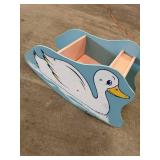 Delphi’s Duck-Shaped Wooden Child’s Rocker- Kids Toy Furniture