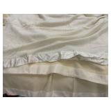 Faribo Ivory Bed Linens Set with Satin Trim