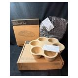 Pampered Chef 1373 Single Serving Pan & Microwave Chip Maker - 2-Piece Set