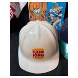 1991 World Series Memorabilia Collection - Burger King Hat, Mariners Helmet, Boxes & Flags
