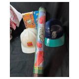1991 World Series Memorabilia Collection - Burger King Hat, Mariners Helmet, Boxes & Flags