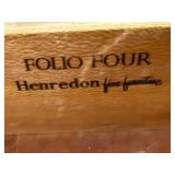 Henredon Folio Four 3-Drawer Chests - Glass Tops Pair
