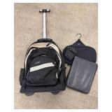 L.L.Bean Rolling Backpack with Telescoping Handle & Document Organizer & Travel Case