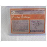 1970 Topps Larry Brown Rookie Card...