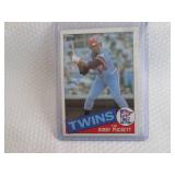 1985 Topps Kirby Puckett Rookie Car...