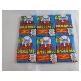 6 1991 Fleer Baseball Packs...