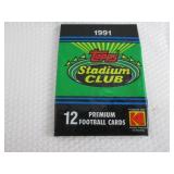 4-1991 Stadium Club Football Series...