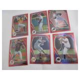 2021 Prizm Baseball Red Prizm Cards...